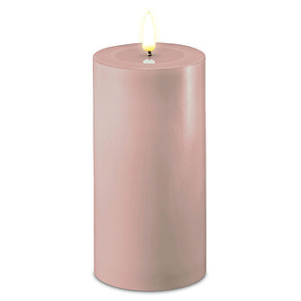 Artikelvorschau LED Stumpenkerze - rose 150/75mm (1 Stück)
