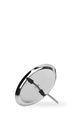 Artikelvorschau Metall-Kerzenstecker - 10 cm (2er Pack) - silber