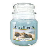 prices-candles-apothekerglas-142-95-coastal-breeze-411g-pmj010322 Eine Apothekerglas-Kerze von Prices Candles in der Größe 14,2x9,5cm mit dem Duft Coastal Breeze und einem Gewicht von 411g.