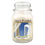 prices-candles-apothekerglas-195-100-open-window-630g-pbj010316 Eine Duftkerze im Apothekerglas von Prices Candles in der Größe 19,5x10cm mit dem Duft "Open Window" und einem Gewicht von 630g.