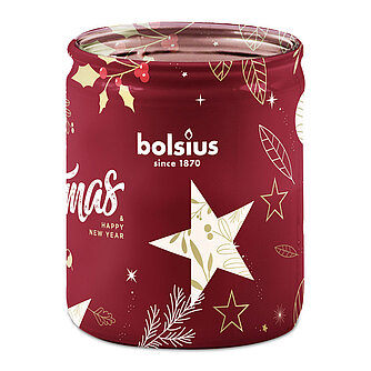 Bolsius Bolsius: True Glow Sleeved Glas 82/68mm - Cranberry Artikelvorschau Bolsius: True Glow Sleeved Glas 82/68mm - Cranberry