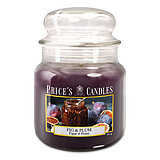 prices-candles-apothekerglas-142-95-fig-und-plum-411g-pmj010312 Eine Kerze im Apothekerglas von Prices Candles in der Größe 14,2x9,5cm mit dem Duft von Feige und Pflaume und einem Gewicht von 411g.