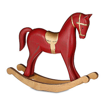 Artikelvorschau Deko-Schaukelpferd rot 22/26cm (1 Stück)