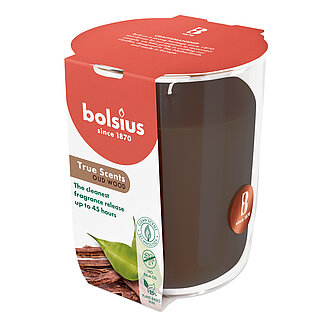 Bolsius True Scents Duftglas groß 97/85mm (1 Stück) - Oud Wood Artikelvorschau True Scents Duftglas groß 97/85mm (1 Stück) - Oud Wood