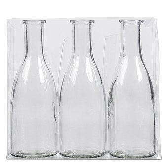 Artikelvorschau BOTTLE - 3 große Flaschen - klar