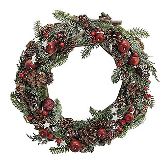 Artikelvorschau Weihnachtskranz 90/380 mm (1 Stück)