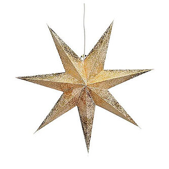 Artikelvorschau Leuchtstern Papier 60cm - gold (1 Stück)