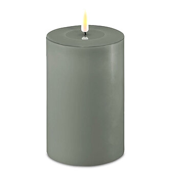 Artikelvorschau LED Stumpenkerze - salbeigrün 150/100mm (1 Stück)