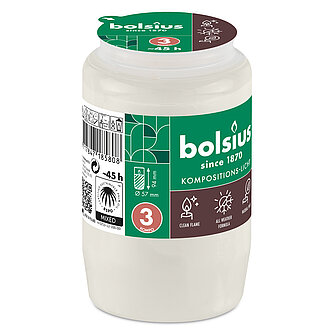 Bolsius Kompositions-Licht Nr. 3 - Weiß (20 Stück) Artikelvorschau Kompositions-Licht Nr. 3 - Weiß (20 Stück)