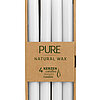 Vier Stabkerzen Pure Natural Wax von Richard Wenzel in der Größe 25x2,3cm in der Farbe Natur.
