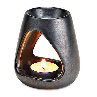 Artikelvorschau Keramik Duftlampe Shine 100/90mm - Grau (1 Stück)