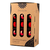 decolite-christbaumkugeln-6-cm-rot-144560630011.jpg Ein 30er Pack Christbaumkugeln in Rot mit 6cm Durchmesser von DecoLite in einer dekorativen Schachtel.
