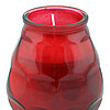 1 Glaswindlicht Twilight von Bolsius in der Größe 10,4x9,9cm in der Farbe rot.