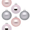 6 Christbaumkugeln von Inge Glas in der Größe 6cm in der Geruchssorte Soft Simplicity.
