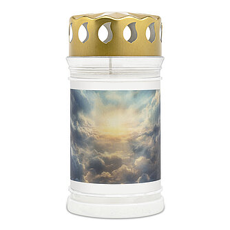 Bolsius Grablicht Nr. 3 mit Motiv - Himmel Artikelvorschau Grablicht Nr. 3 mit Motiv - Himmel