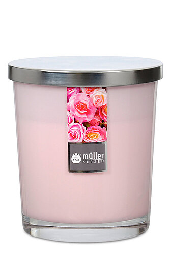 Artikelvorschau Maxi-Duftkerzenglas 110/95 mm - Englische Rose (1 Stück)
