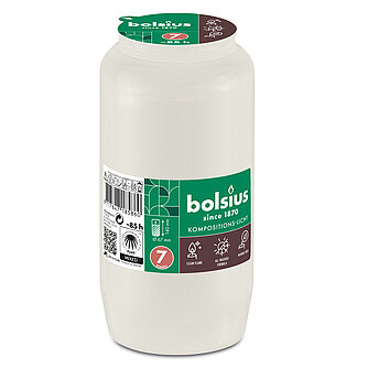 Bolsius Kompositions-Licht Nr. 7 - Weiß (24 Stück) Artikelvorschau Kompositions-Licht Nr. 7 - Weiß (24 Stück)