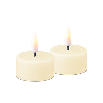 Artikelvorschau LED Teelichter - creme (2er Pack)