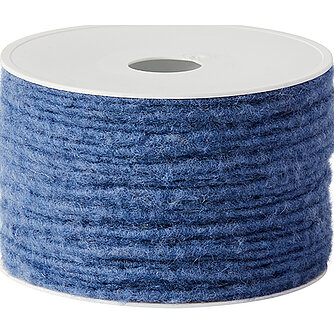 Artikelvorschau Wolldocht - 4mm - blau (80 Meter)