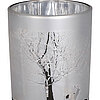 Ein Teelichthalter von Edelman in der Größe 20x15cm in der Farbe silber.
