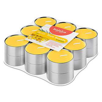 Artikelvorschau True Scents Duft-Teelichte - Mimose (18er Pack)