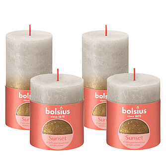 Artikelvorschau Adventsset Sunset  - Sandgrau (4er Set)