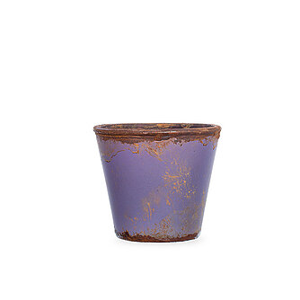 Artikelvorschau VINTAGE Glas Flower Pot- lavendel 10/11 cm